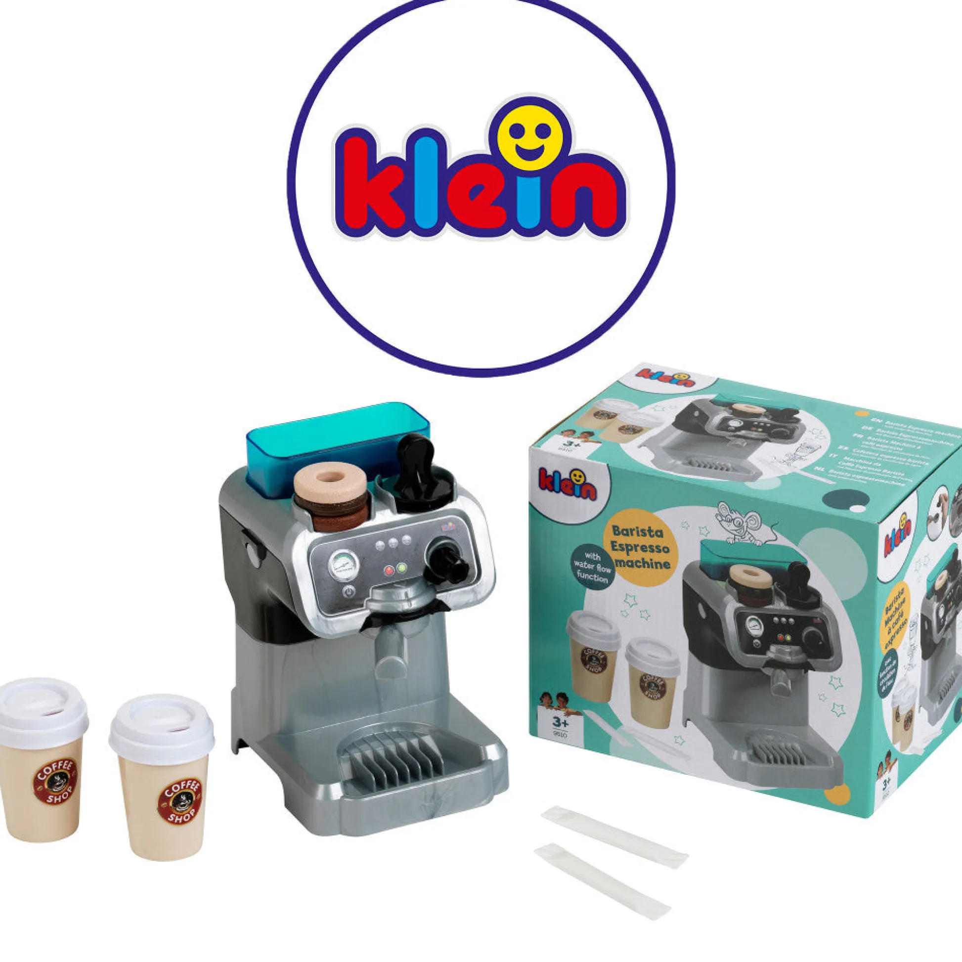 Flat River Group Klein Barista Espresso Machine - Play Kitchen Appliance Toy for Kids Ages 3+* Kitchens & Play Food|Dress Up
