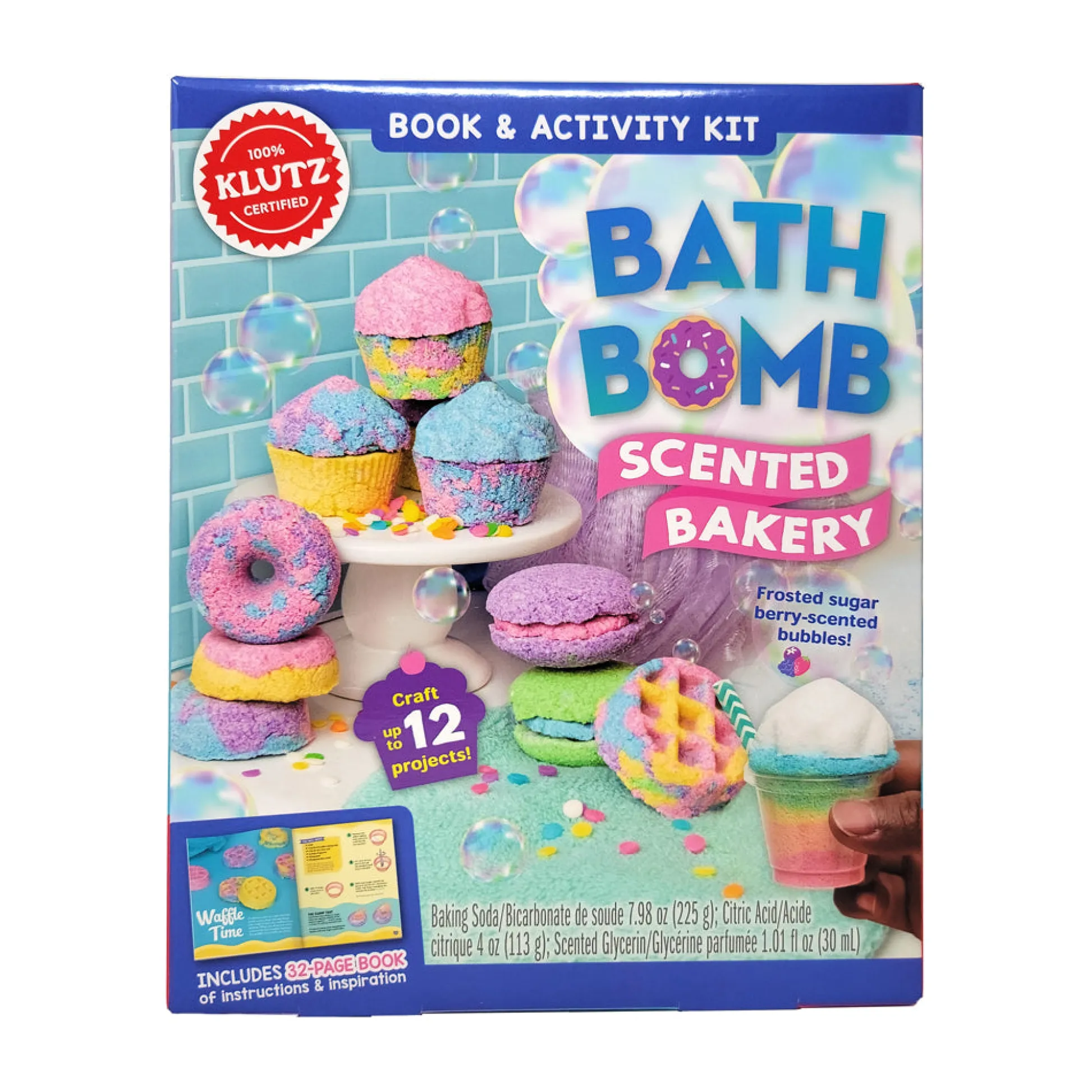 AreYouGame Klutz Bath Bomb Scented Bakery Craft Kit - Create Fizzy Bath Bombs* Crafts & Activities