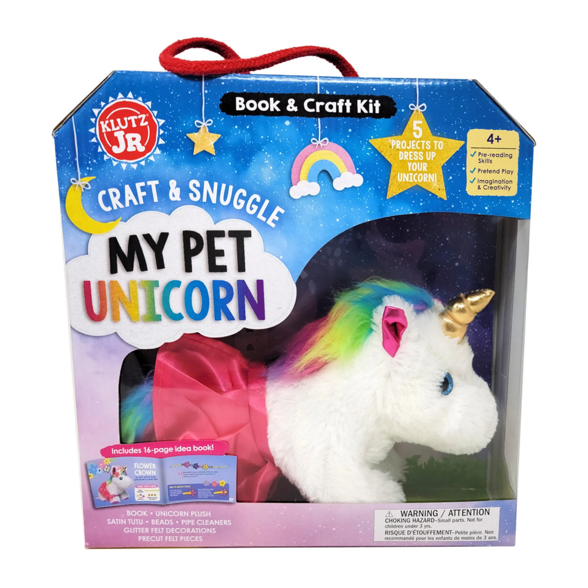 AreYouGame Klutz Jr. My Pet Unicorn Craft & Snuggle Kit - Plush Toy Creation* Crafts & Activities