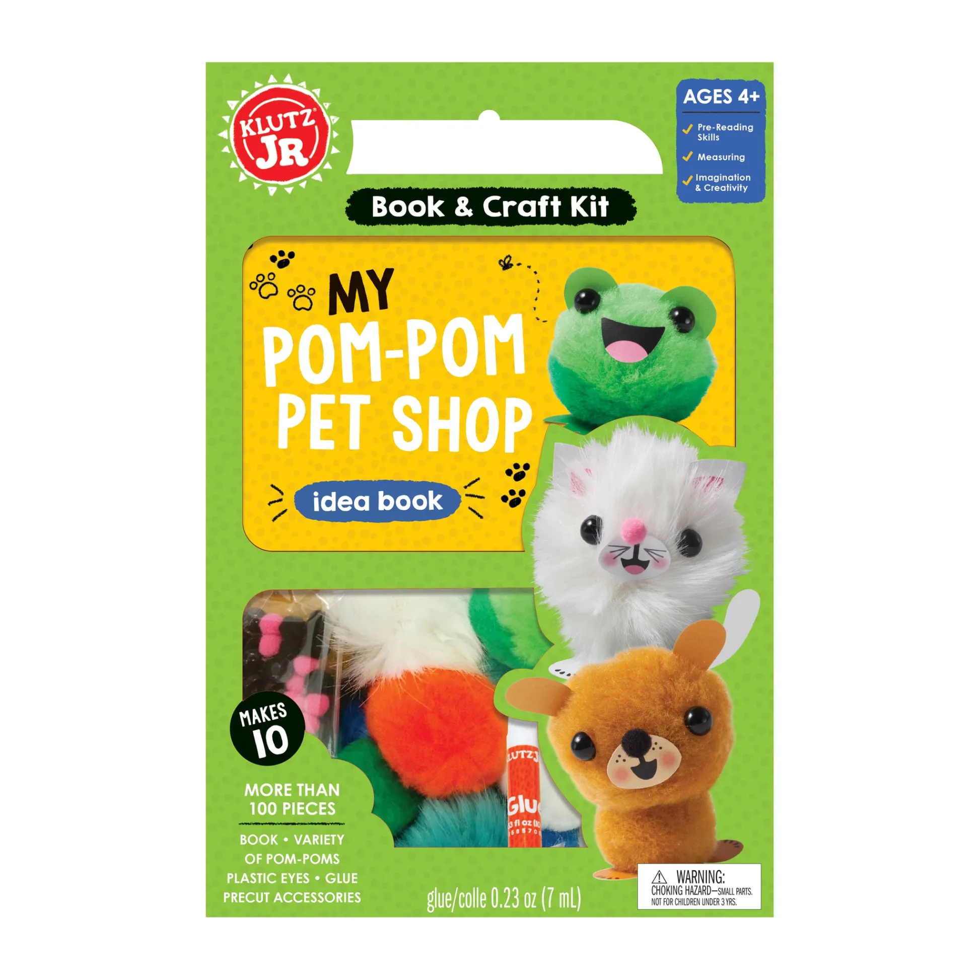 AreYouGame Klutz Jr. My Pom-Pom Pet Shop Craft Kit* Crafts & Activities