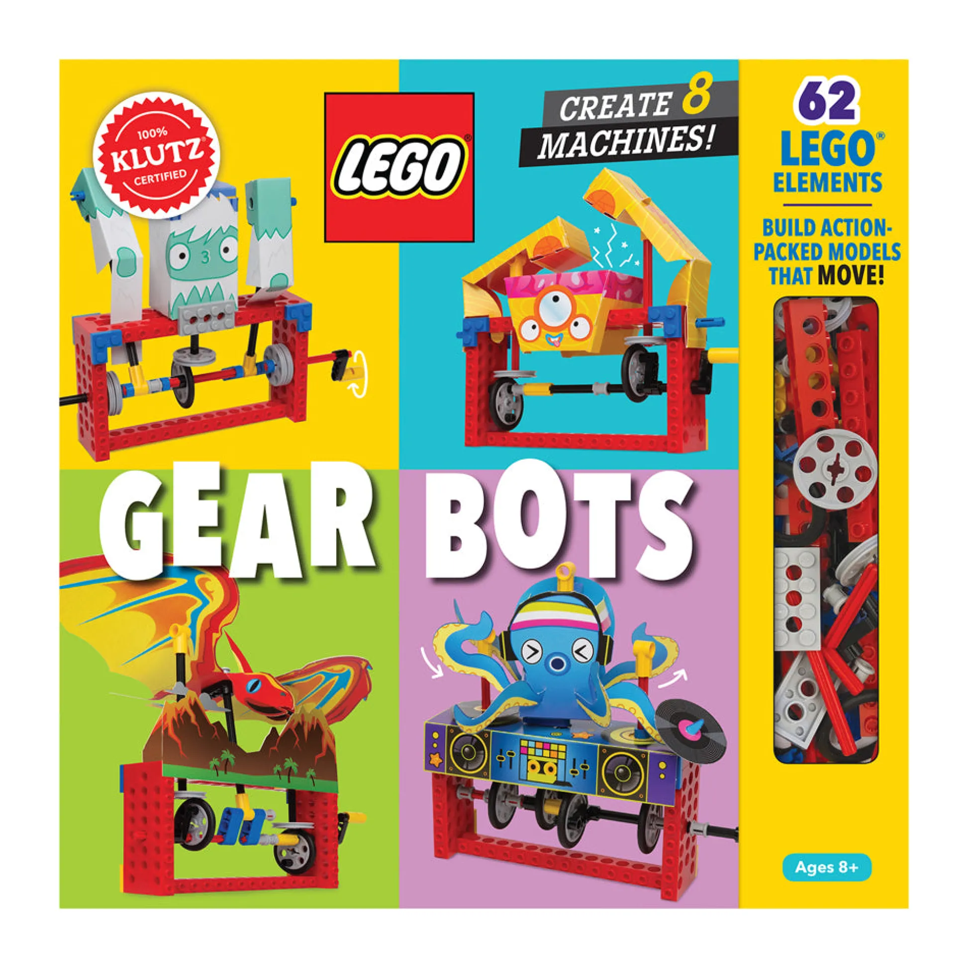 AreYouGame Klutz LEGO Gear Bots Creative STEM Activity Set* Lego Technic|Lego Shop