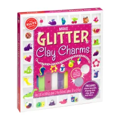 AreYouGame Klutz Make Glitter Clay Charms Craft Kit - Create Sparkling Jewelry* Clay, Dough & Sand Art