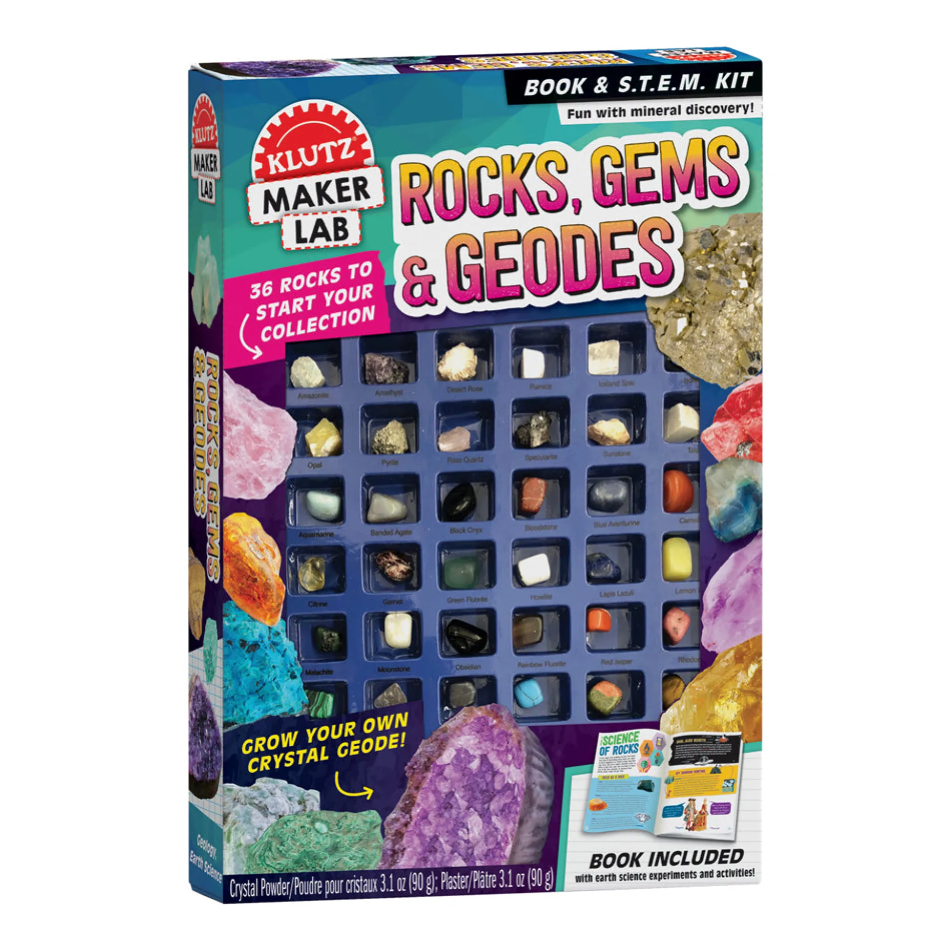 AreYouGame Klutz Maker Lab Rocks, Gems & Geodes Science Kit* Science & Discovery