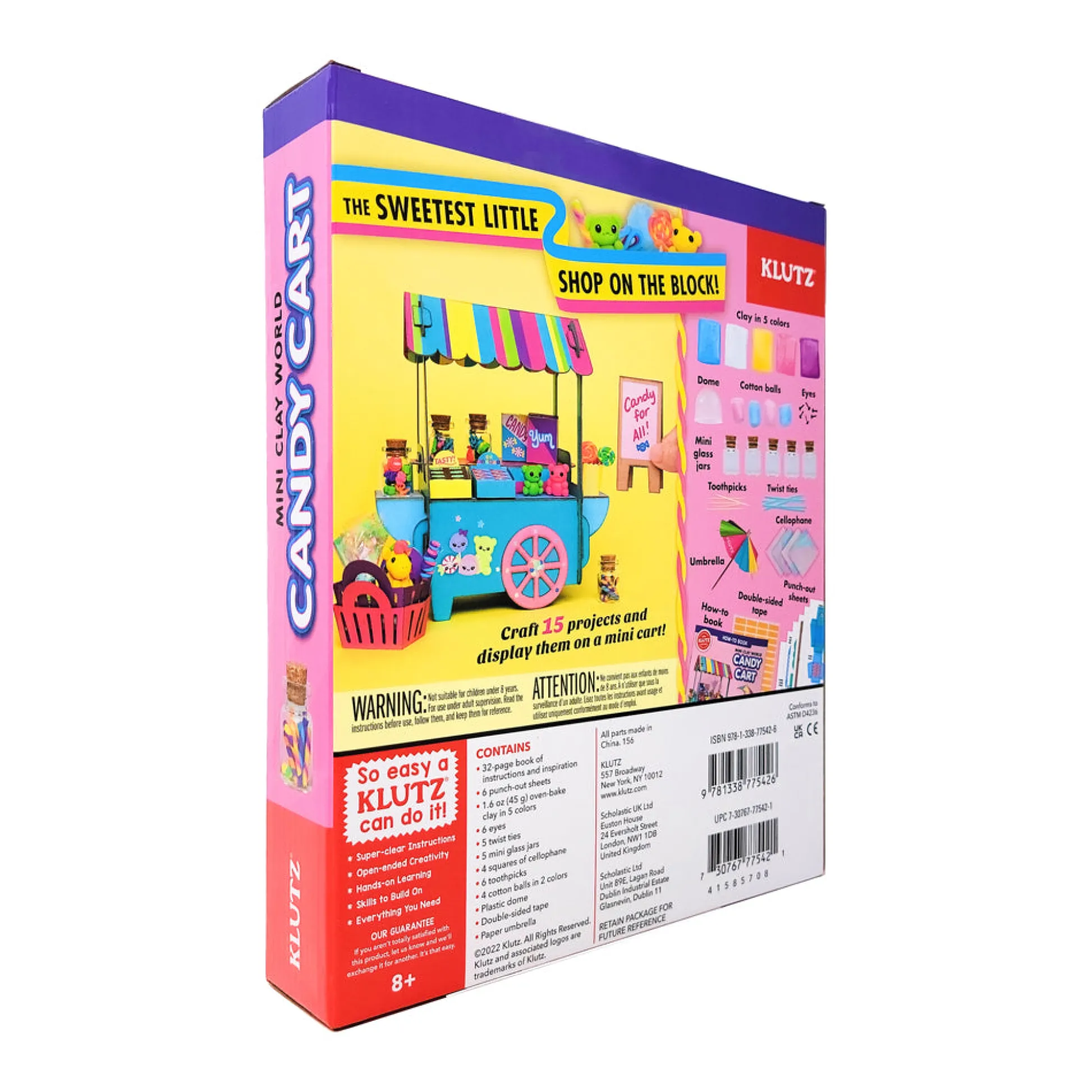 AreYouGame Klutz Mini Clay World Candy Cart Creative Clay Kit* Clay, Dough & Sand Art