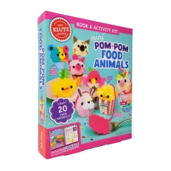 AreYouGame Klutz Mini Pom-Pom Food Animals Craft Kit* Crafts & Activities