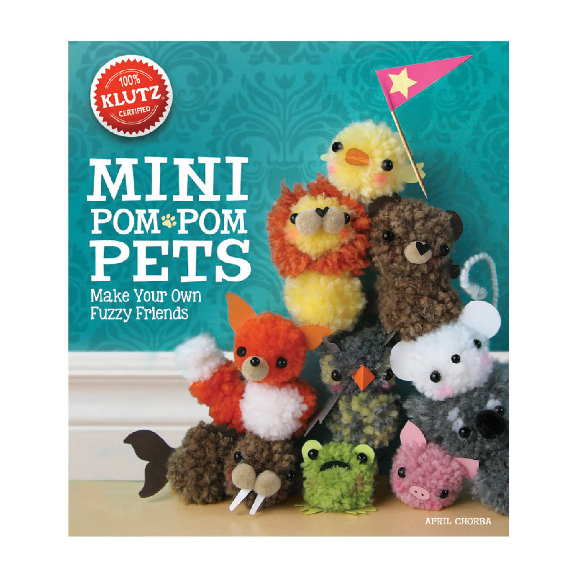 AreYouGame Klutz Mini Pom-Pom Pets Craft Kit - Make 20 Fuzzy Friends* Crafts & Activities
