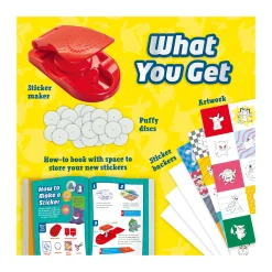 AreYouGame Klutz Pokemon Series Color-In 3D Puffy Sticker Maker Kit* Crafts & Activities|Pokemon