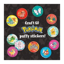 AreYouGame Klutz Pokemon Series Color-In 3D Puffy Sticker Maker Kit* Crafts & Activities|Pokemon