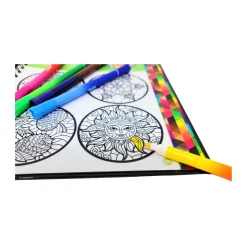 AreYouGame Klutz Stained Glass Art Craft Kit - Dual Design Paper* Drawing, Color & Painting