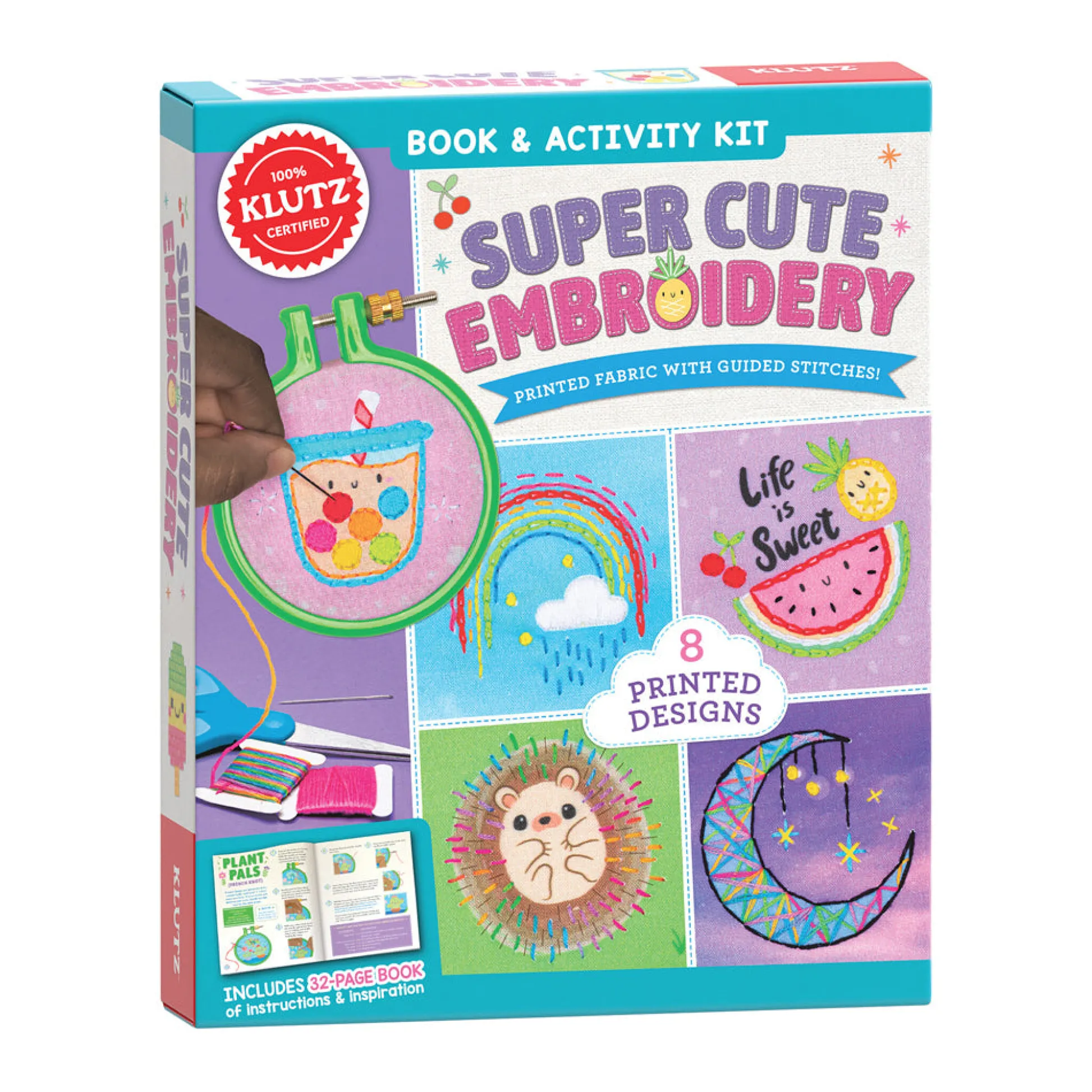 AreYouGame Klutz Super Cute Embroidery Starter Kit - Complete Craft Set* Crafts & Activities
