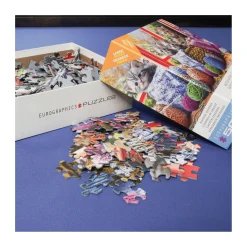 AreYouGame Knittin' Kittens Yarn Adventure Jigsaw Puzzle - 500 pc* Puzzles