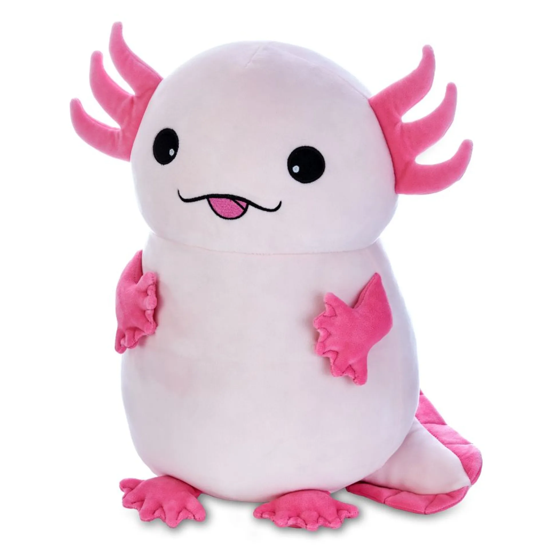 Calendar Holdings, LLC Kobioto Axolotl 12 inch Supersoft Plush - Vibrant Pink* Social & Emotional Skills|Stuffed Animals