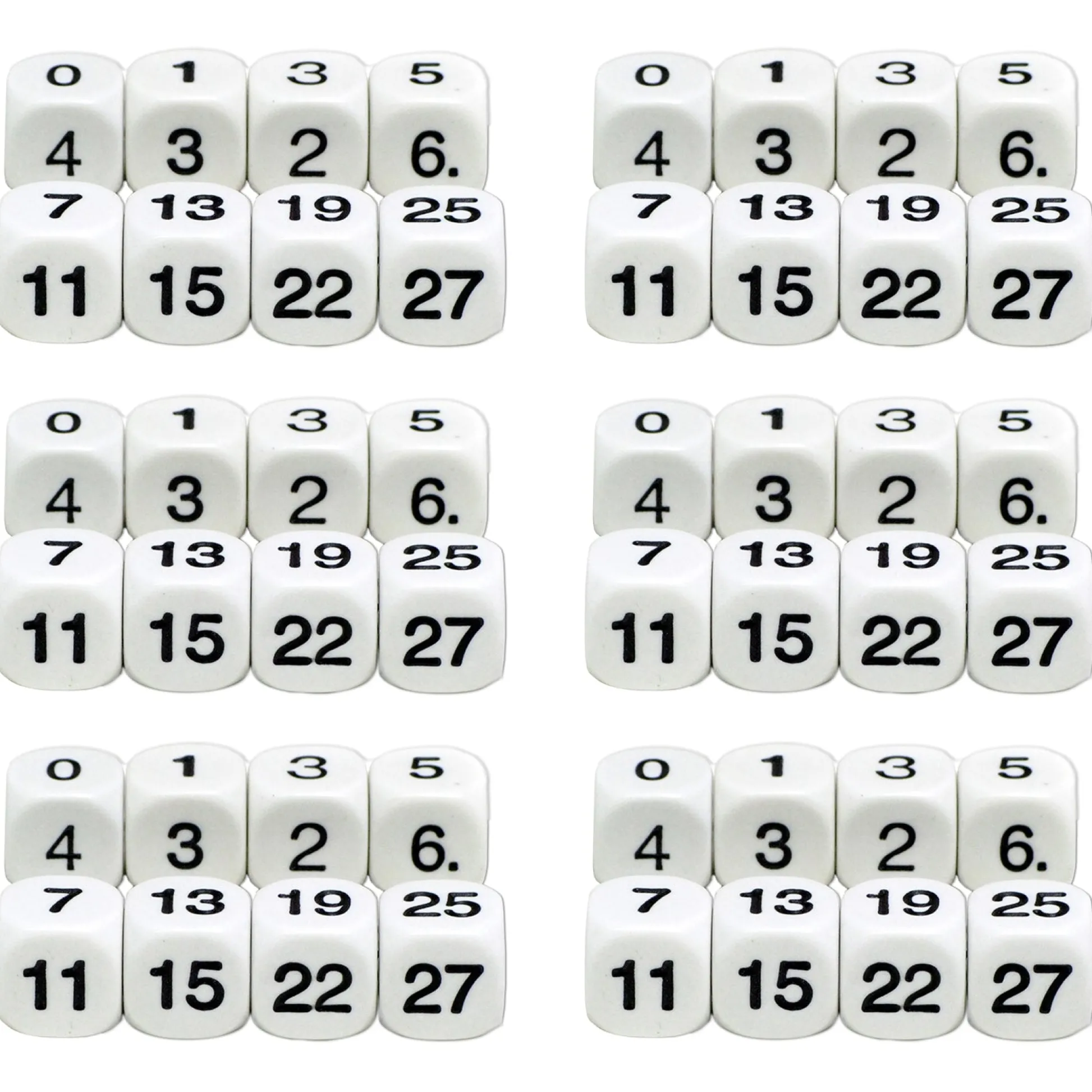 Educators Resource Koplow Games Educational Math Numbers Dice - 6 Sets* Math Toys|Math, Counting & Time