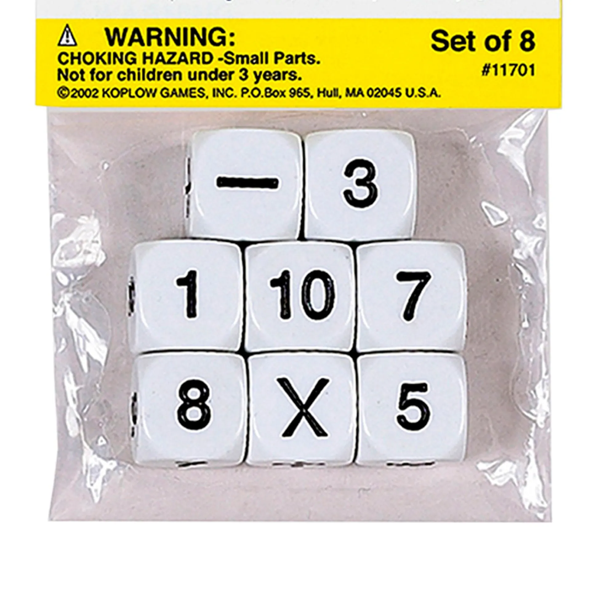 Educators Resource Koplow Games Educational Math Dice Set - STEM Learning - 48 Count* Math Toys|Math, Counting & Time