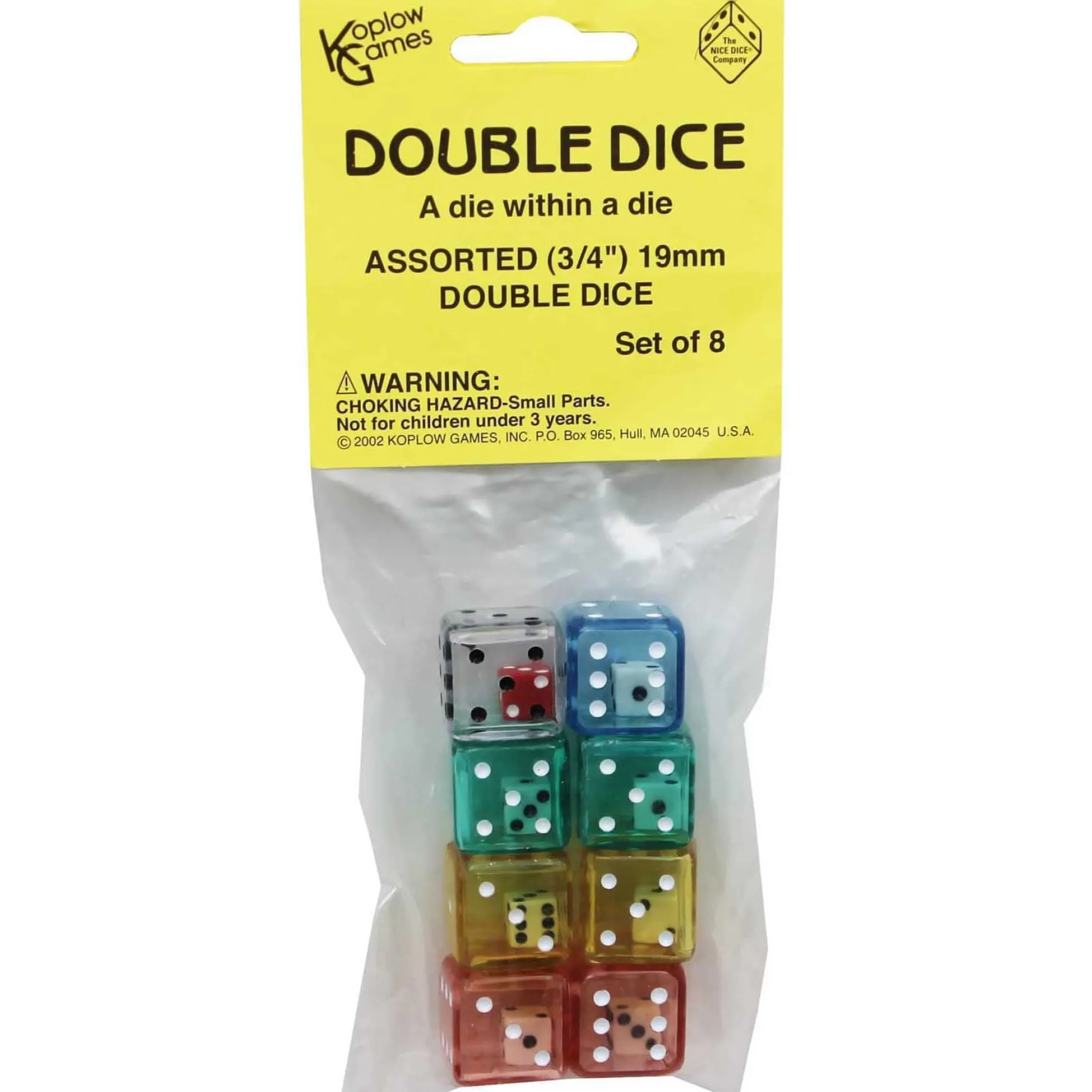 Educators Resource Koplow Games Exciting Double Dice Set, 48 Count* Dice, Roll & Write Games