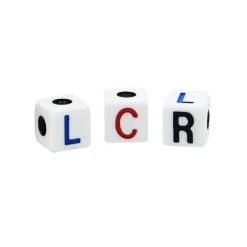 Educators Resource Koplow Games Left, Center, Right Dice Game, Trio Pack* Dice, Roll & Write Games