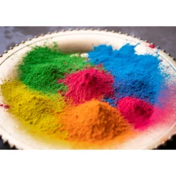 Flat River Group Kulture Khazana Natural Holi Color Powder - 5 Pack, 1lb Each, Washable* Crafts & Activities