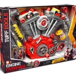 Flat River Group Lanard 25-Piece Tuff Tools Engine Overhaul Playset - Interactive Mechanic Simulation* Tools & Workshops|Dress Up