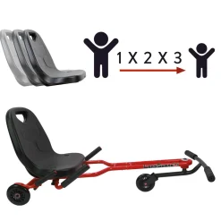 Flat River Group Landshark Ride-On - Red - Kids 509 Crew Ride-On for Ages 5+* Ride-Ons