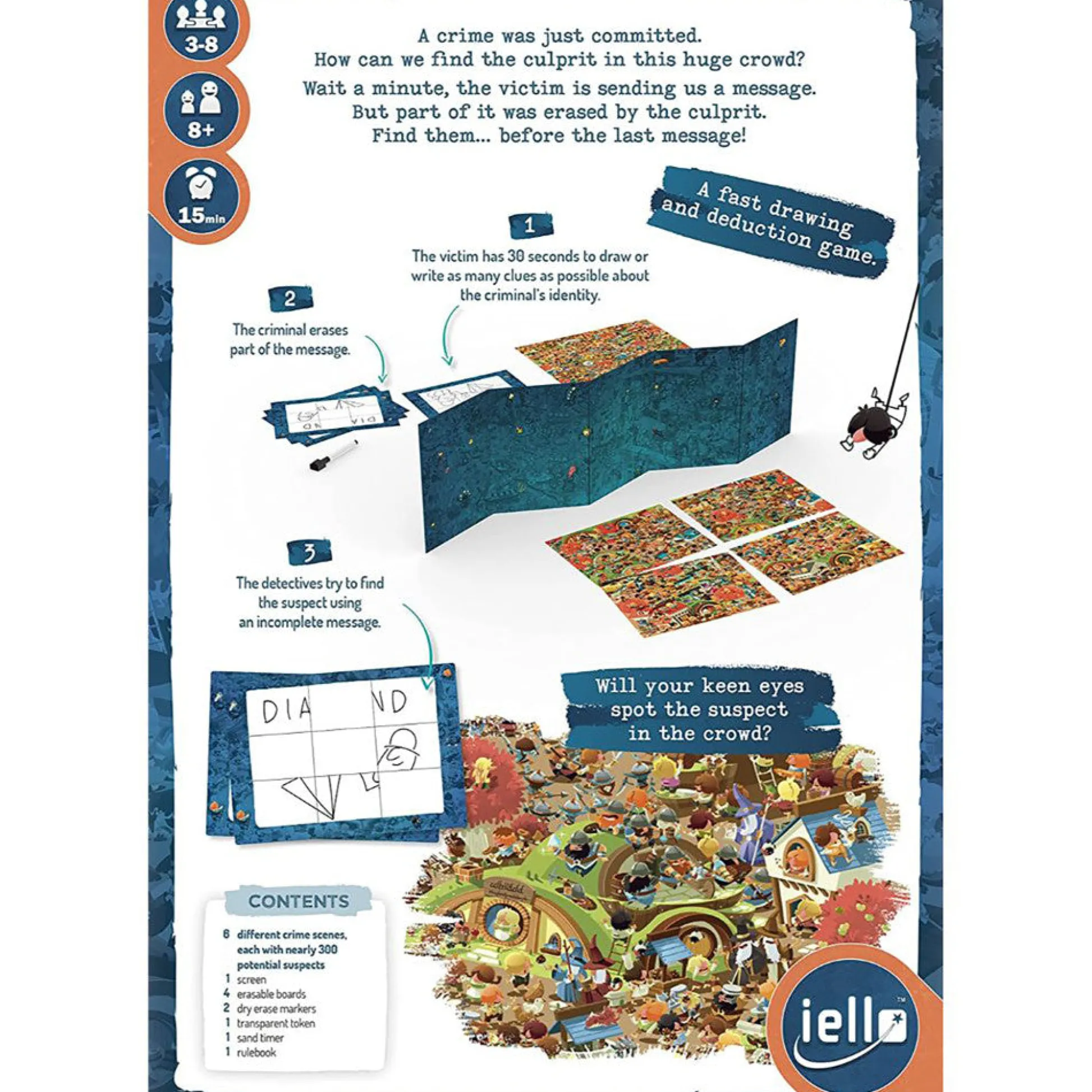 Flat River Group Last Message IELLO Memory & Deduction Game* Board Games|Role-Playing Games