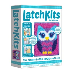 AreYouGame LatchKits Craft Collection Owl Mini-Rug DIY Kit* Crafts & Activities