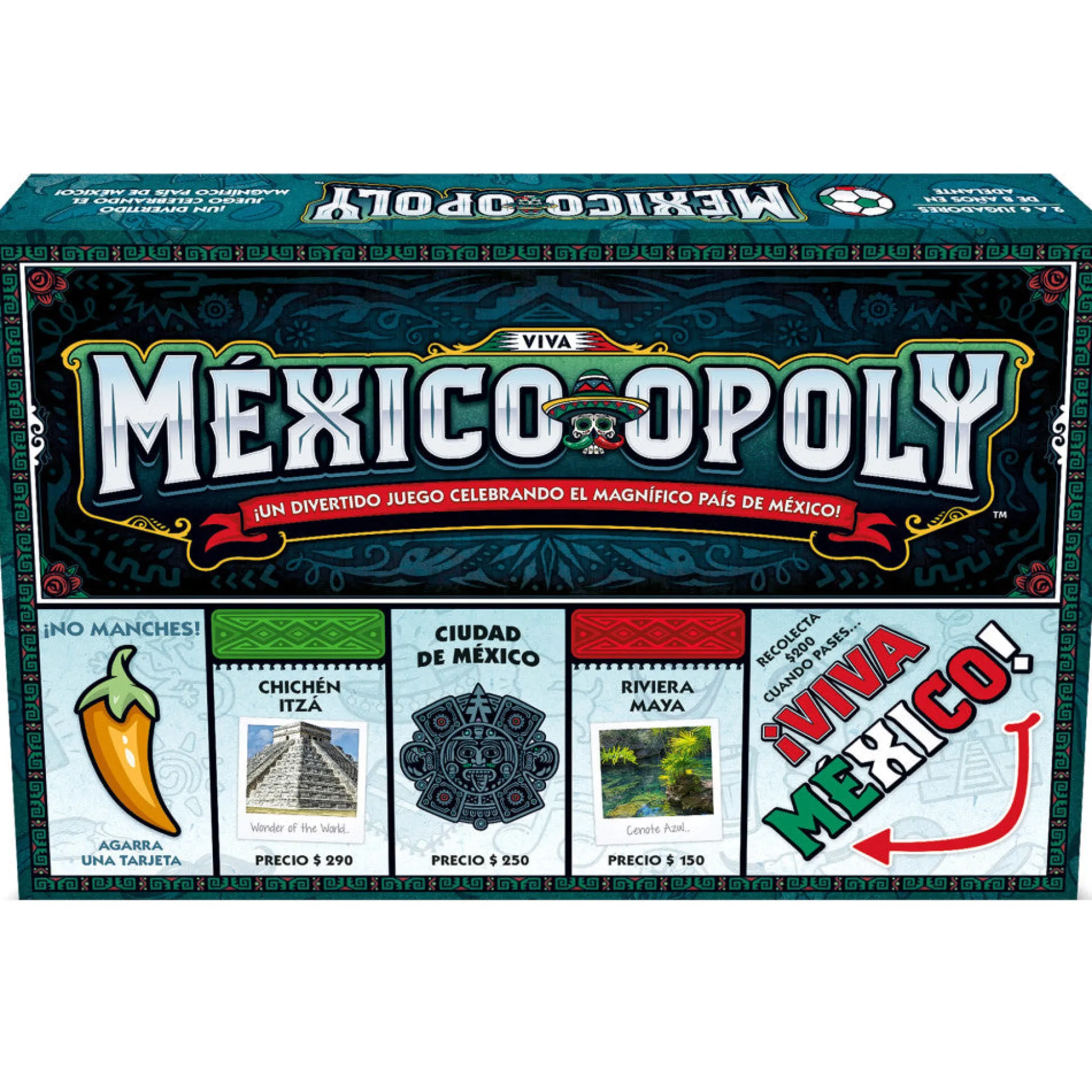 Flat River Group Late for the Sky Mexico-Opoly Spanish Edition Board Game* Board Games|Role-Playing Games