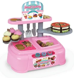 The Distribution Solutions Le P'tit Chef Sweet Bakery Playset - Pink* Kitchens & Play Food|Dress Up