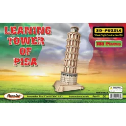 AreYouGame Leaning Tower of Pisa 3D Wooden Puzzle Model* Puzzles