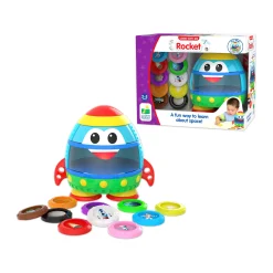 AreYouGame Learn with Me - Cosmic Quest Rocket - Interactive Space Explorer* Preschool Education Toys & Activities