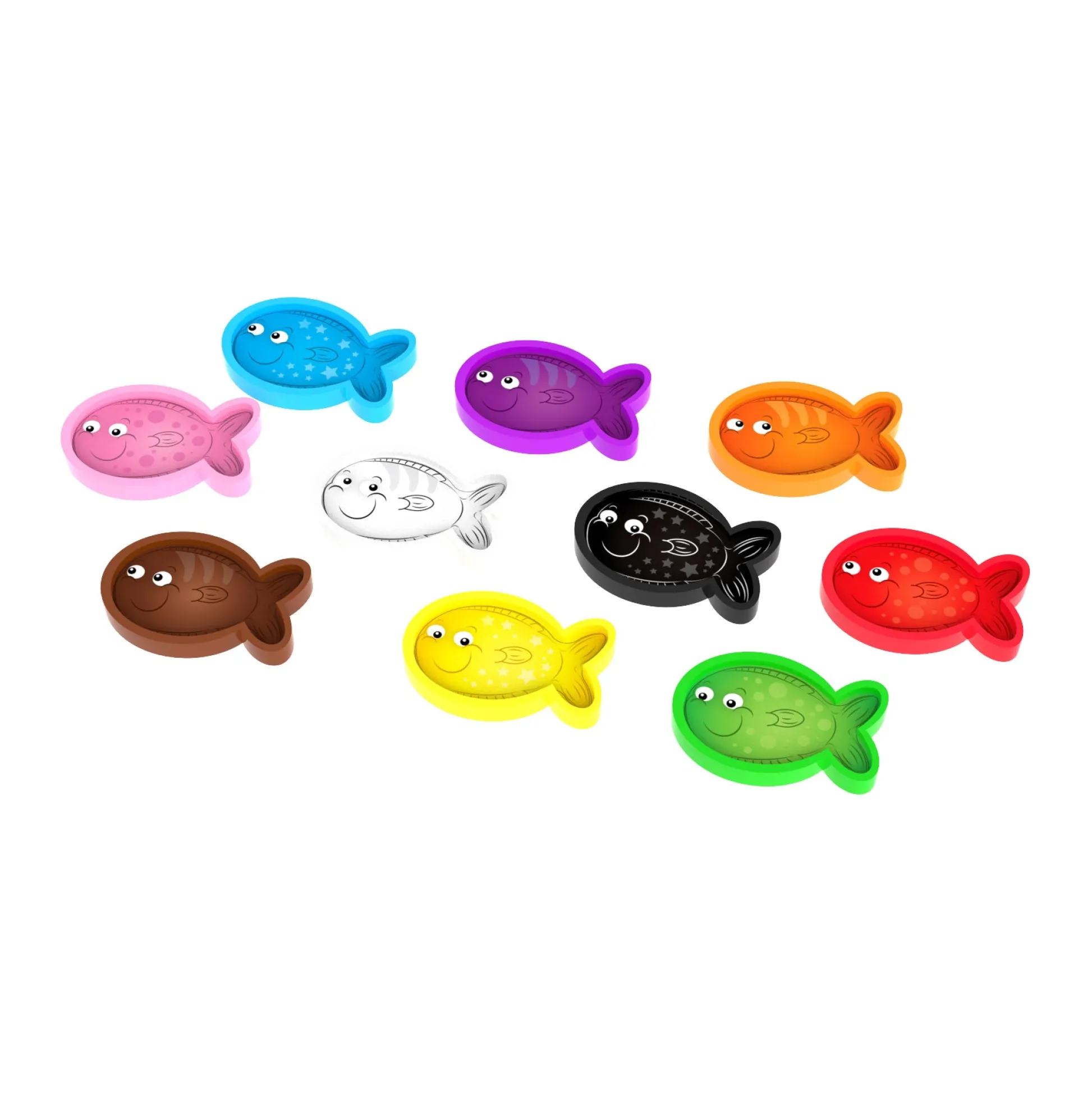 AreYouGame Learn with Me Color Fun Fish Bowl - Interactive Color Matching Game* Preschool Education Toys & Activities|Social & Emotional Skills
