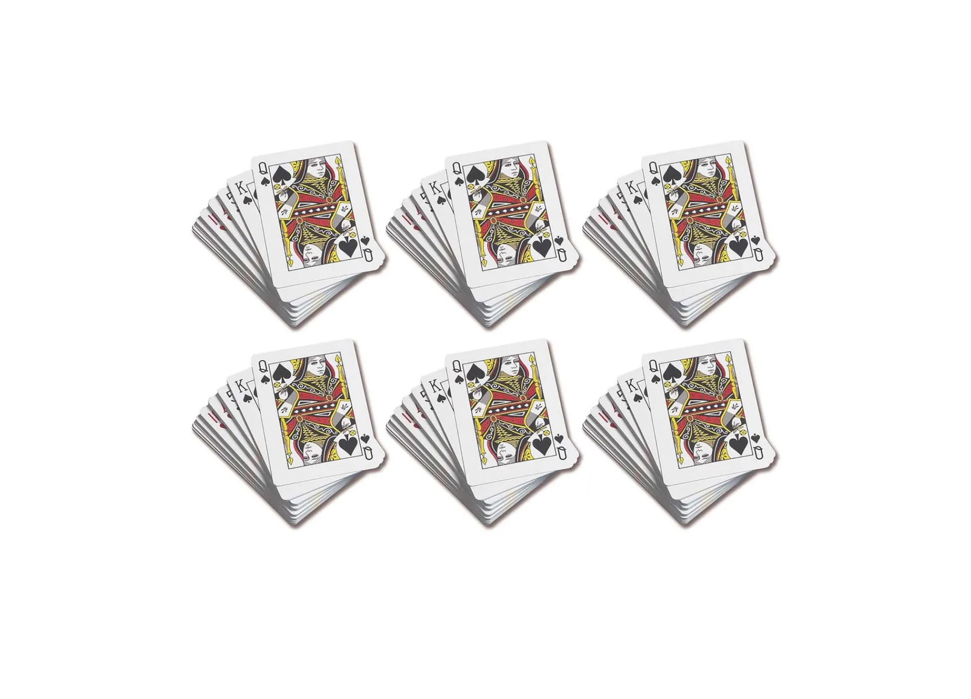 Educators Resource Learning Advantage Character-Themed Standard Playing Cards, Set of 6* Card Games