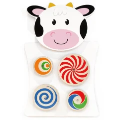 Educators Resource Learning Advantage Cow Activity Wall Panel - Interactive Toddler Play Center - 18m+* Activity Centers