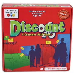 Educators Resource Learning Advantage® Discount Math Game - Financial Whizz Kit!* Role-Playing Games|Board Games