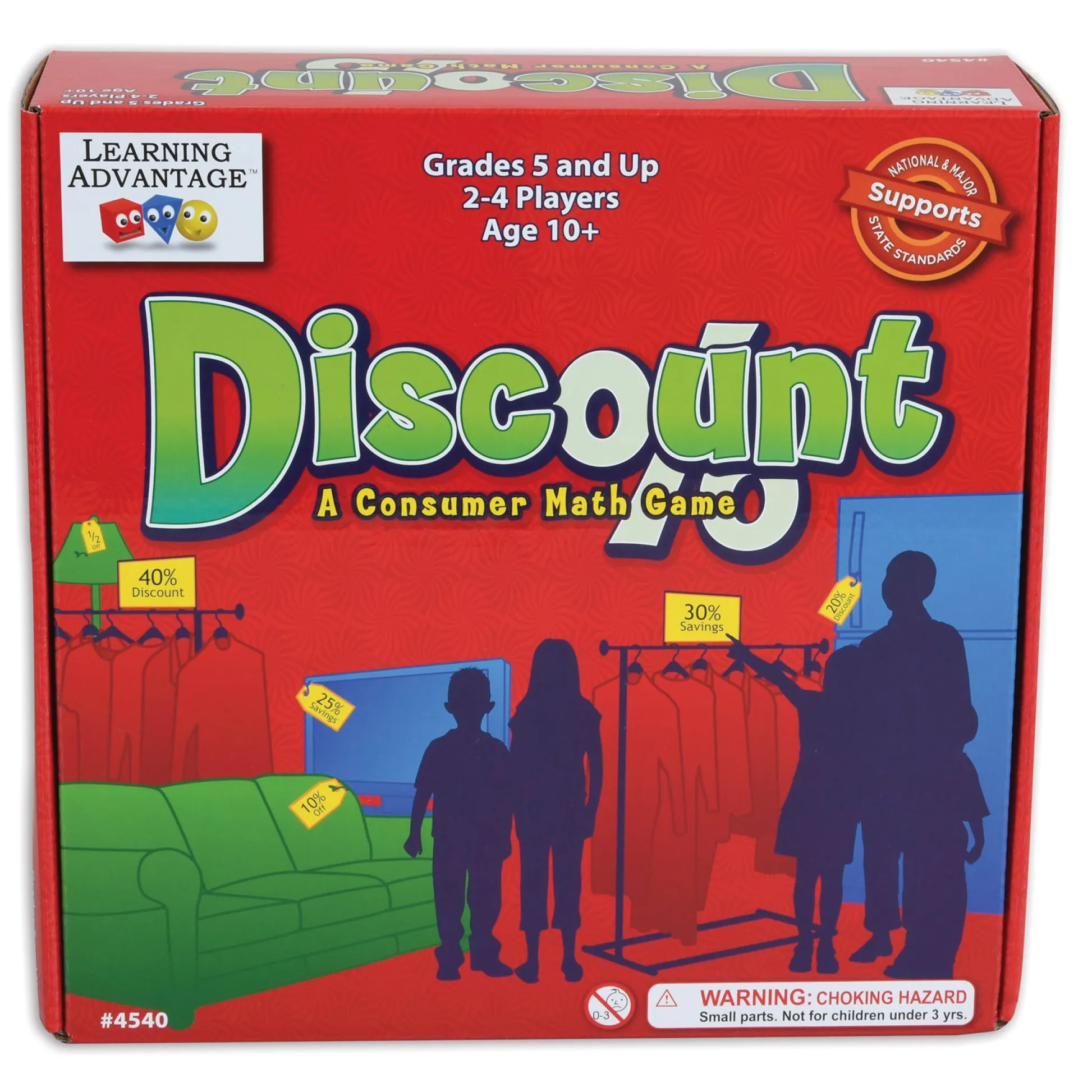 Educators Resource Learning Advantage® Discount Math Game - Financial Whizz Kit!* Role-Playing Games|Board Games
