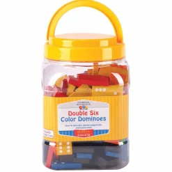 Educators Resource Learning Advantage Double Six Colorful Dominoes Set - 168 Pieces* Dominoes & Tiles Games