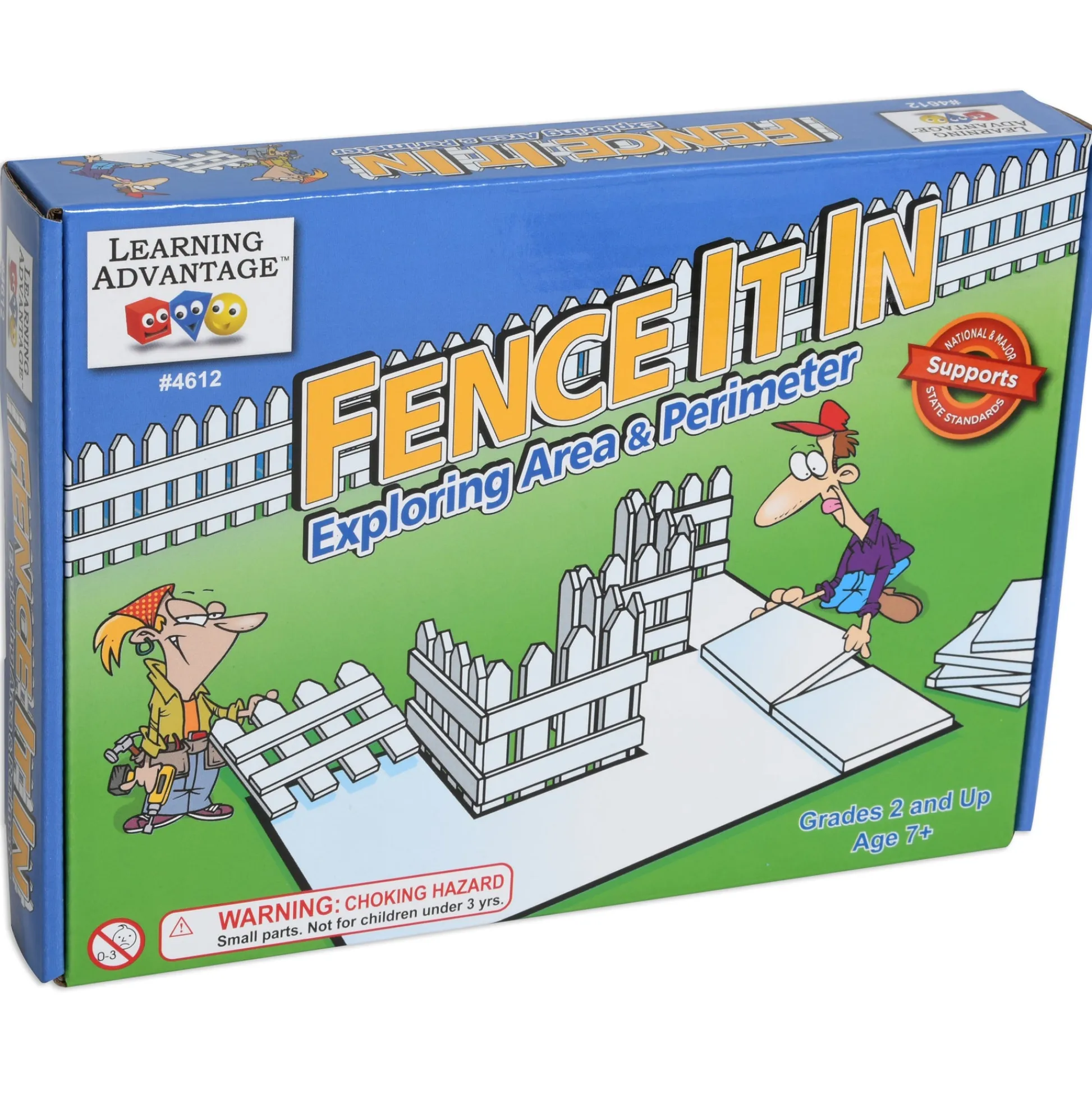 Educators Resource Learning Advantage Fence It In - Area & Perimeter Exploration Game* Math Toys|Math, Counting & Time