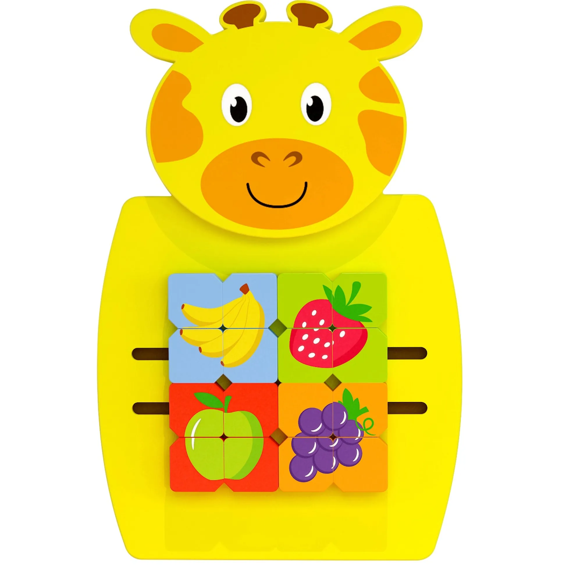 Educators Resource Learning Advantage Giraffe Activity Wall Panel - Yellow - Toddler Educational Toy* Preschool Education Toys & Activities
