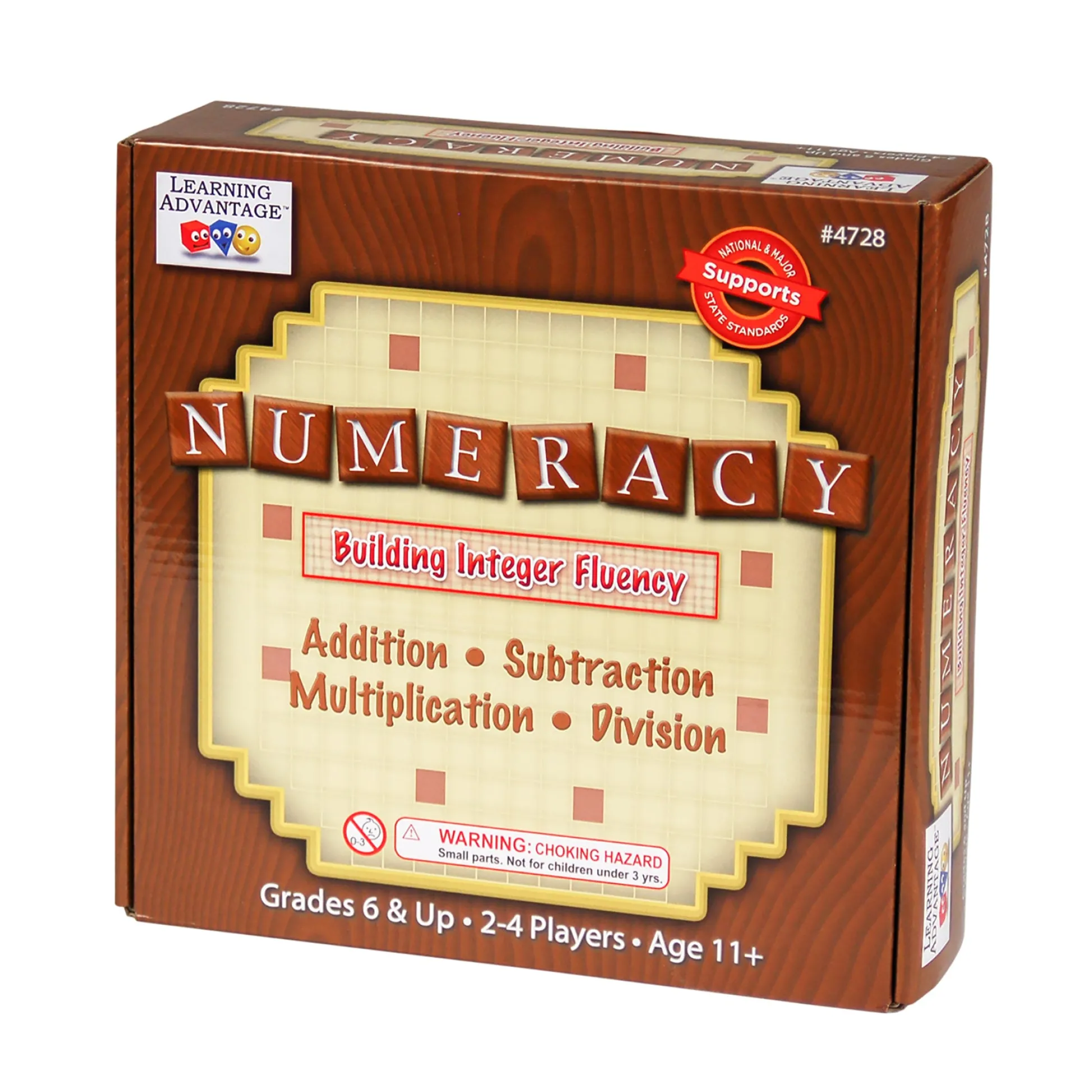 Educators Resource Learning Advantage Numeracy Game - Integer Fluency Builder* Math Toys|Math, Counting & Time