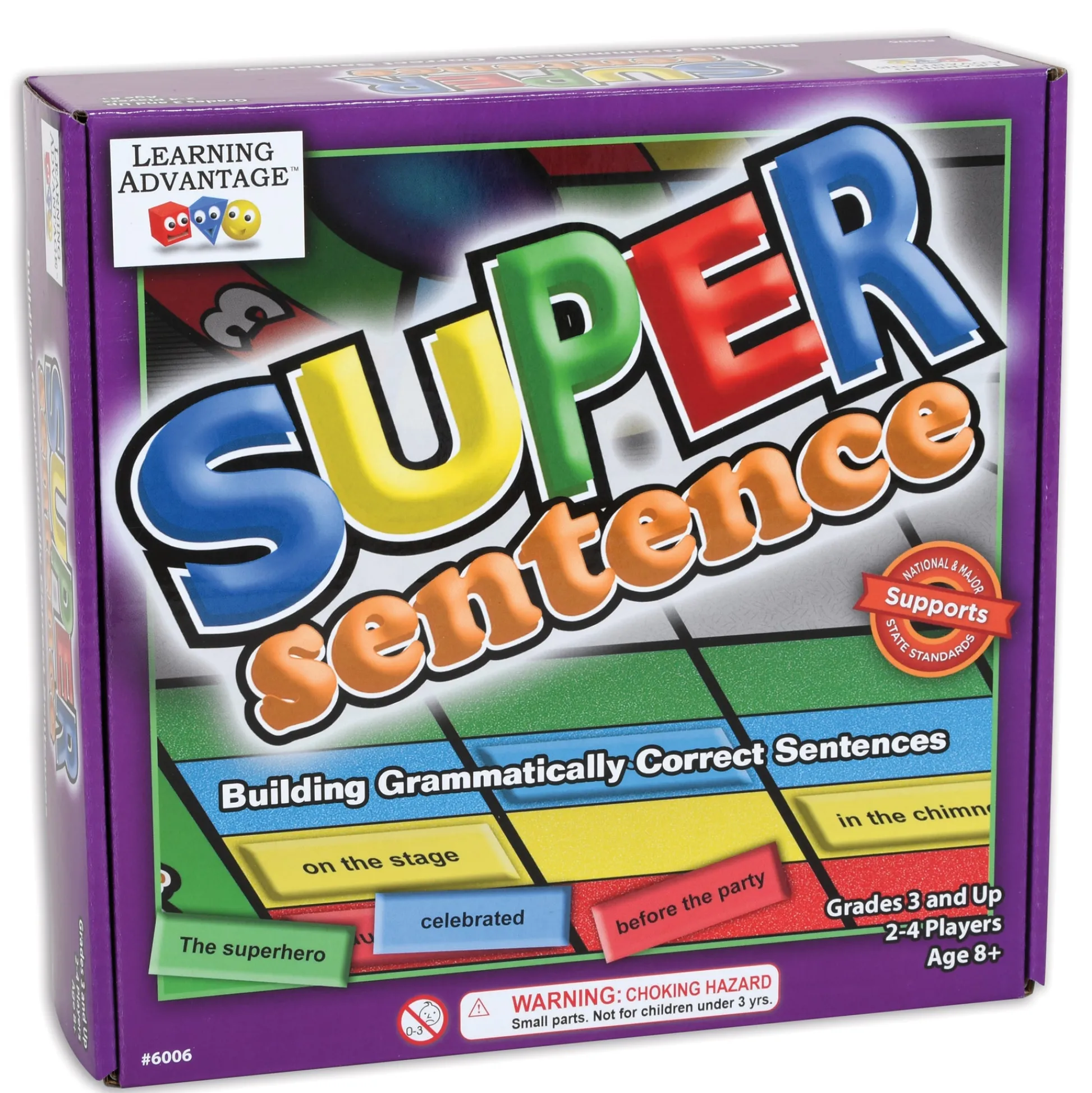 Educators Resource Learning Advantage Super Sentence Creation Board Game - Educational Fun* Role-Playing Games|Board Games