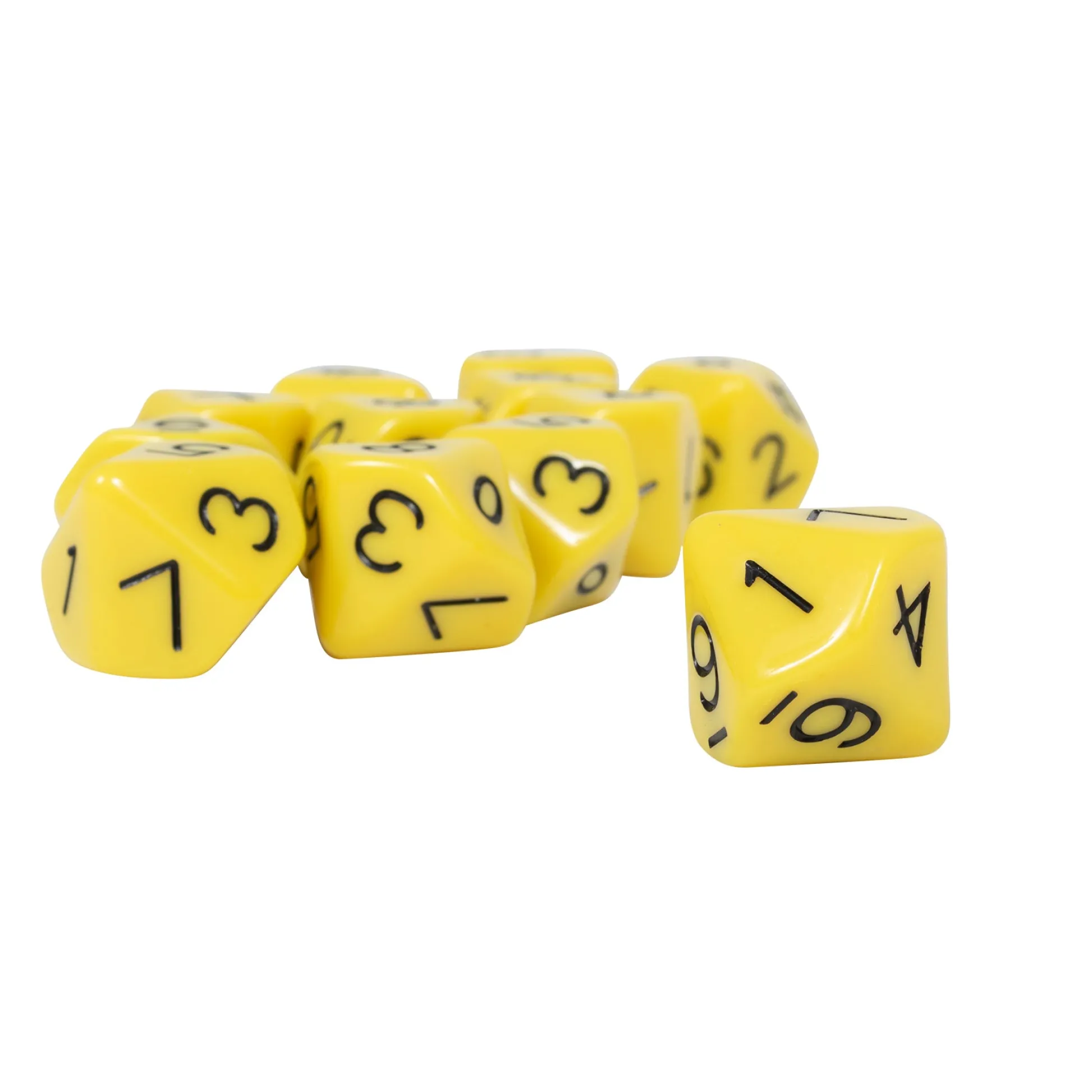 Educators Resource Learning Advantage Vibrant 10-Sided Polyhedral Dice - Math Mastery Set* Math Toys|Math, Counting & Time