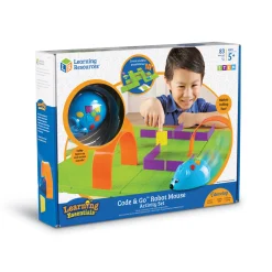 AreYouGame Learning Essentials - Code & Go Robot Mouse Activity Set - Interactive STEM Toy* Robotics & Coding