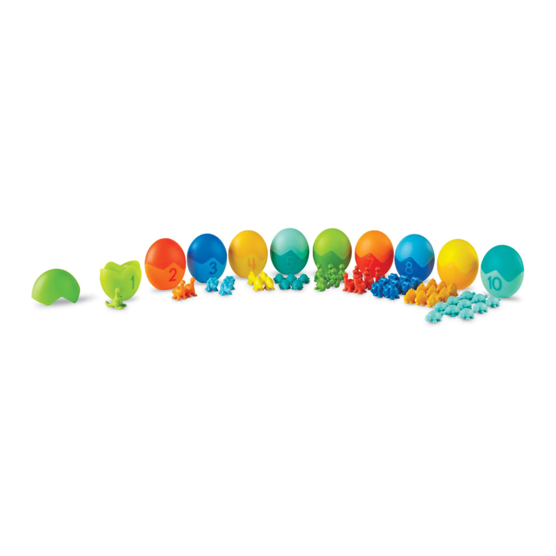AreYouGame Learning Essentials Counting Dino-Sorters Math Set - Educational Dinosaur Themed Activity* Preschool Education Toys & Activities