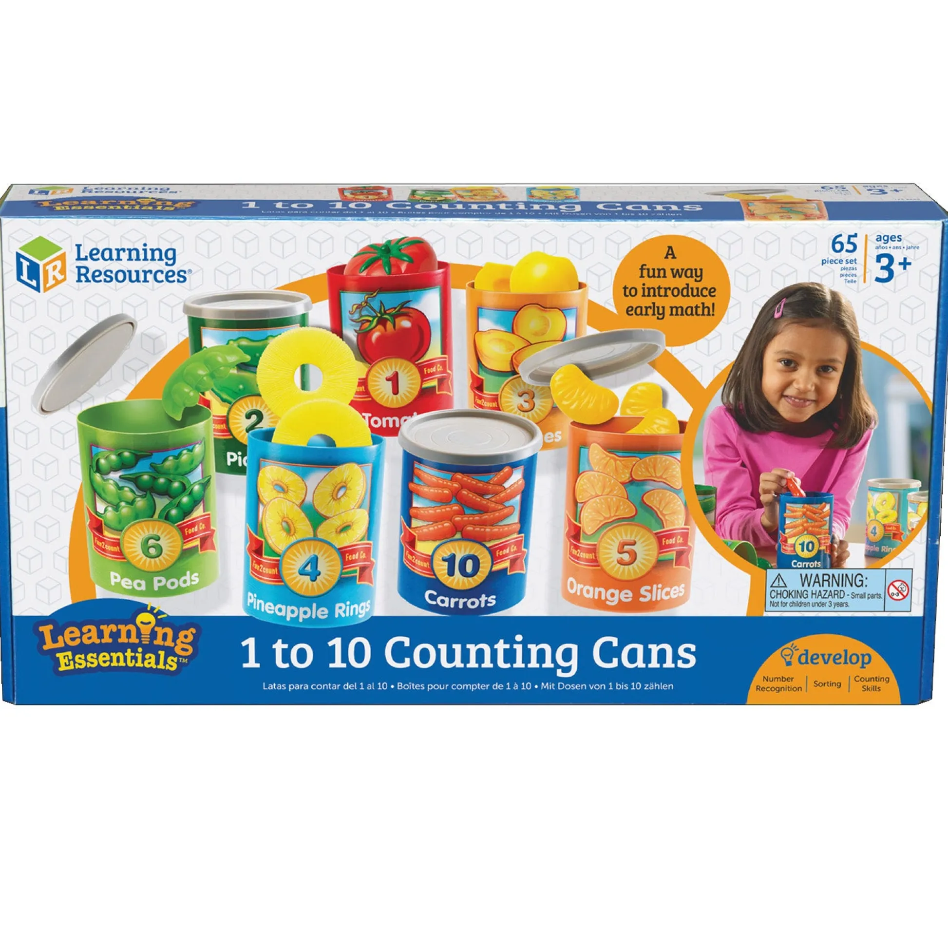 Educators Resource Learning Resources 1 to 10 Counting Cans - Educational Math Toy* Math Toys|Math, Counting & Time