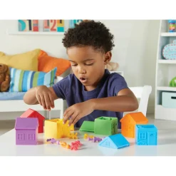 Educators Resource Learning Resources All About Me Sorting Neighborhood - Montessori Preschool Toy* Preschool Education Toys & Activities