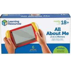 Educators Resource Learning Resources All About Me - Dual-Sided Mirrors - Educational Toy* Preschool Education Toys & Activities|Social & Emotional Skills