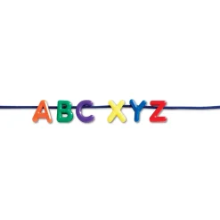Educators Resource Learning Resources Alphabet Lacing Set - Uppercase Plastic Letters, 260 Pieces with 15 Laces* Preschool Education Toys & Activities