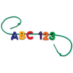 Educators Resource Learning Resources Alphabet Lacing Set - Uppercase Plastic Letters, 260 Pieces with 15 Laces* Preschool Education Toys & Activities