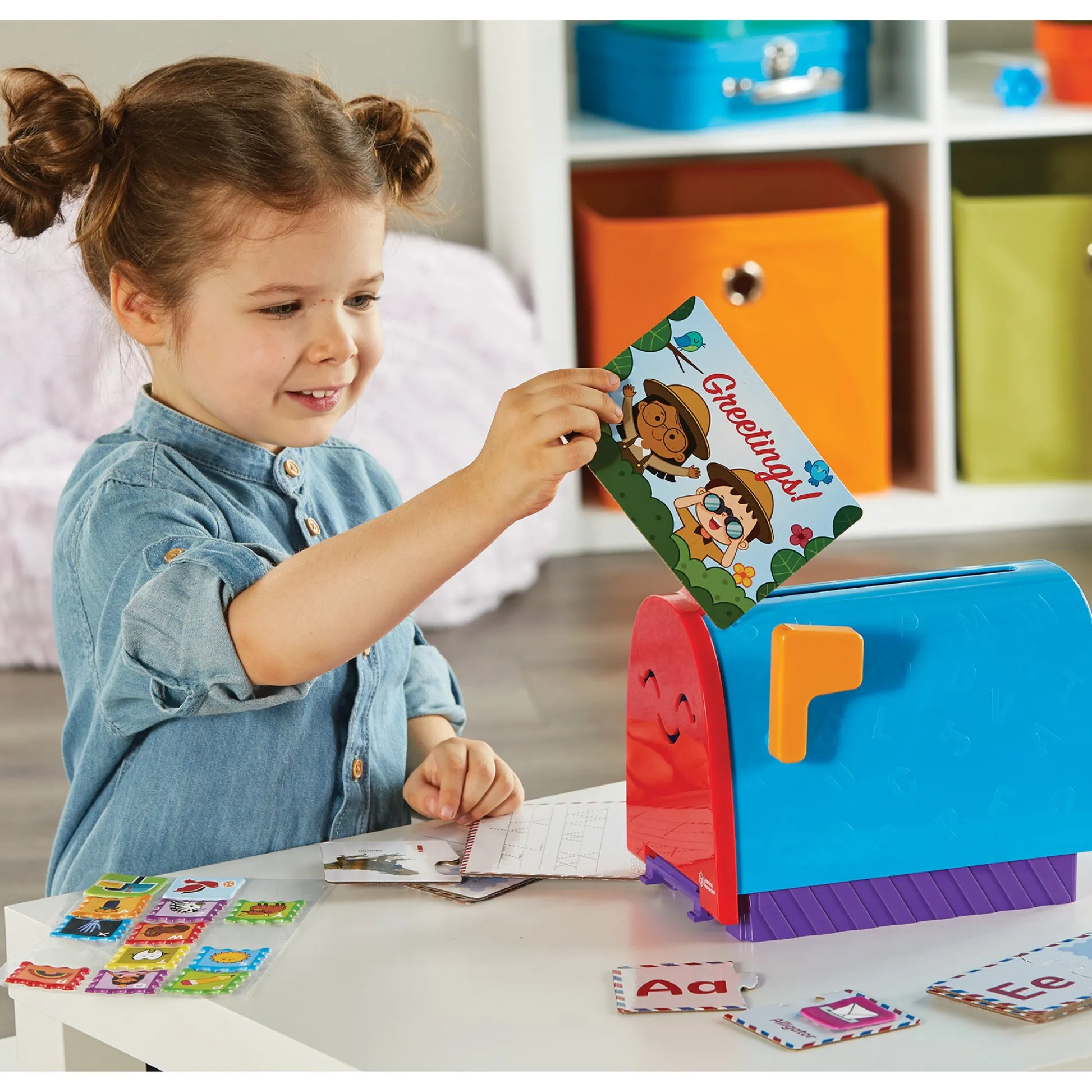 Educators Resource Learning Resources Alphabet Learning Mailbox - Interactive Educational Toy* Preschool Education Toys & Activities