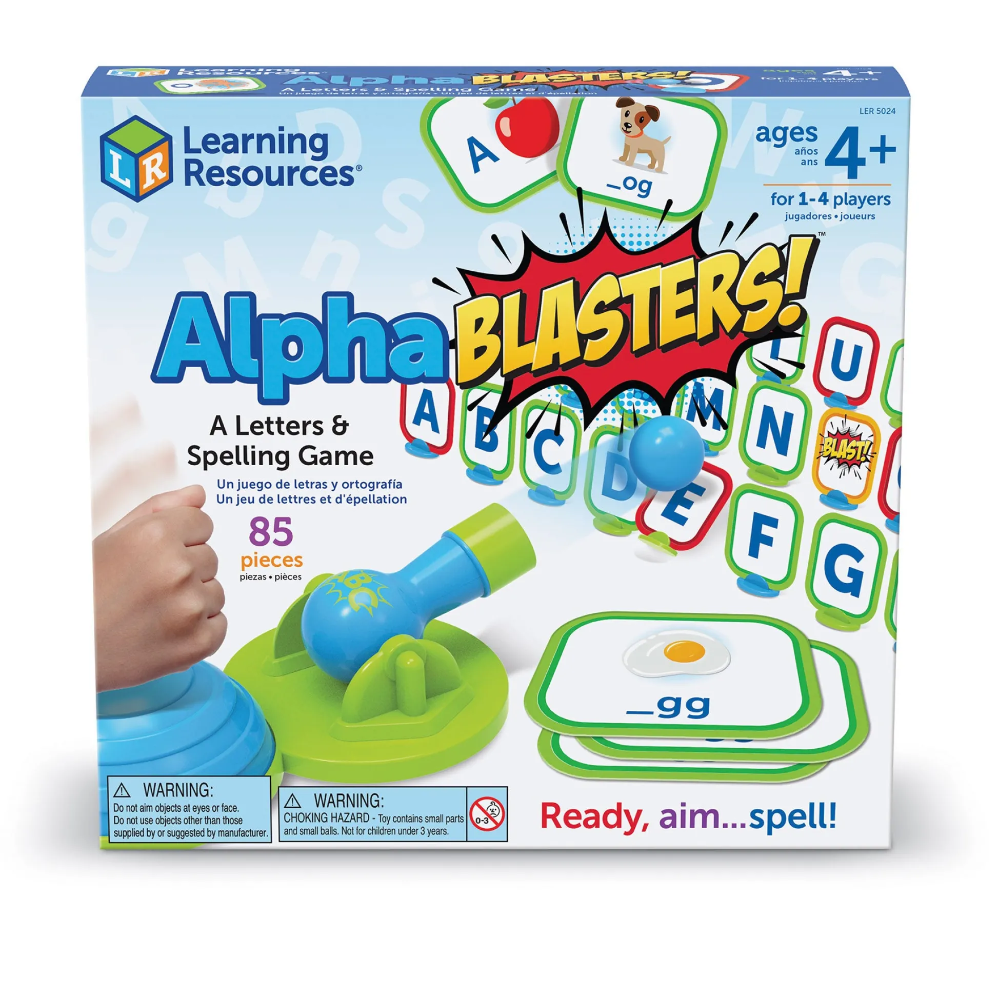 Educators Resource Learning Resources Alphablast! - Spelling & Alphabet Game - Foam Ball Fun* Preschool Education Toys & Activities