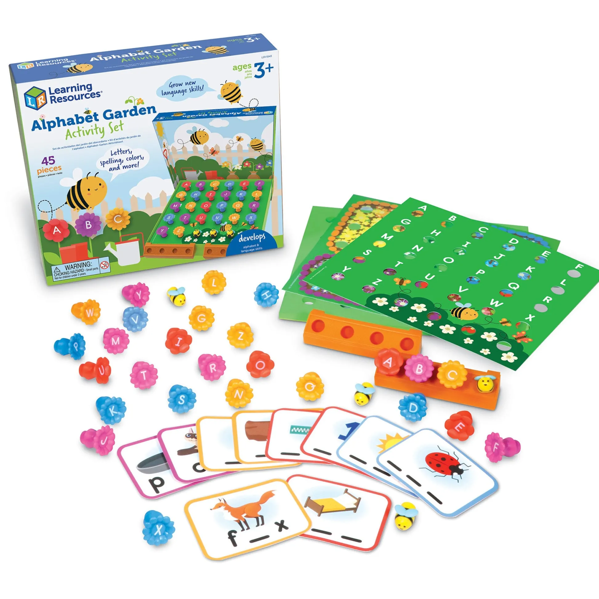 Educators Resource Learning Resources Alphabet Garden - Interactive ABC & Spelling Playset* Preschool Education Toys & Activities